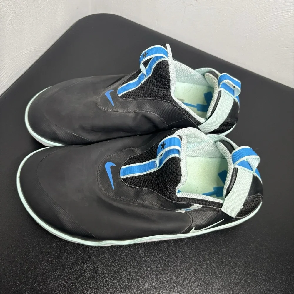 Nike Air Zoom Pulse Mens‎ Size 8.5 Black Blue Athletic Nursing Shoes Sneakers